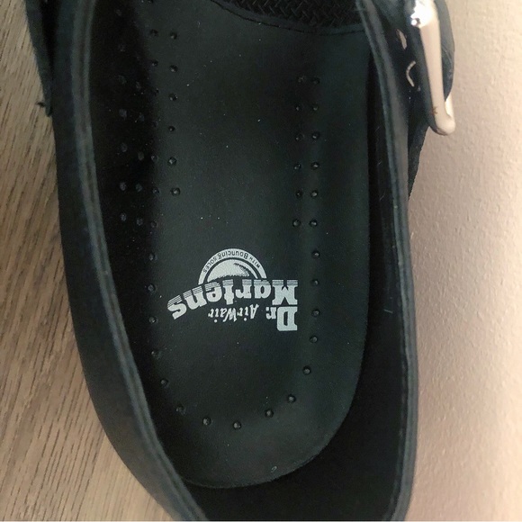Dr. Martens Black Leather Mary Janes w/ Silver Buckle - Picture 2 of 3